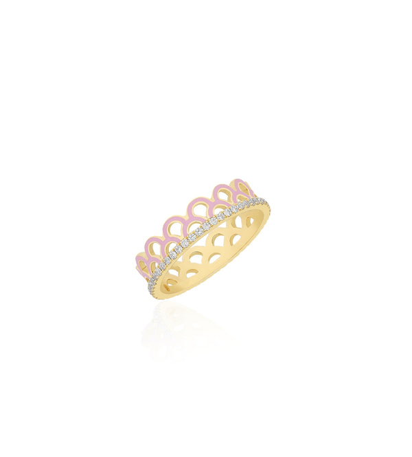 Alma Blush Duo Dome Ring