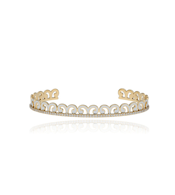 Ivory bangle | Al Fardan Jewellery