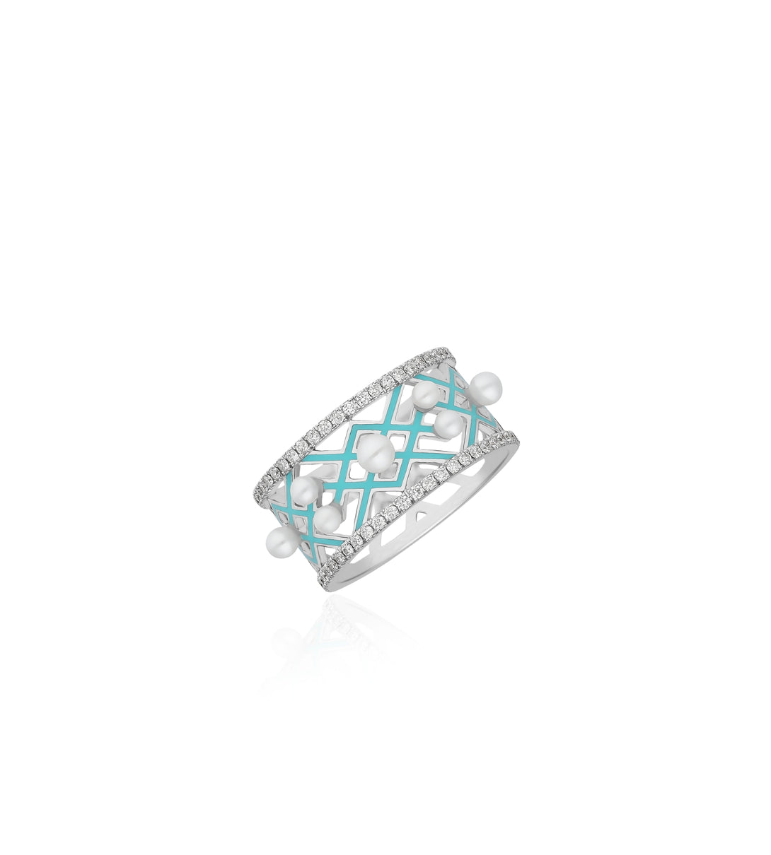 Aqua blue ring | Al Fardan Jewellery