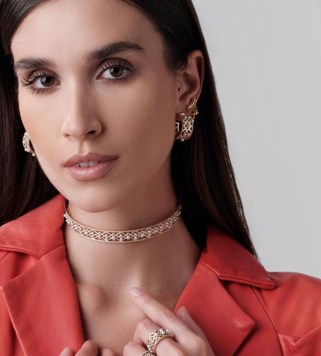 Pearl hoops | Al Fardan Fine Jewellery