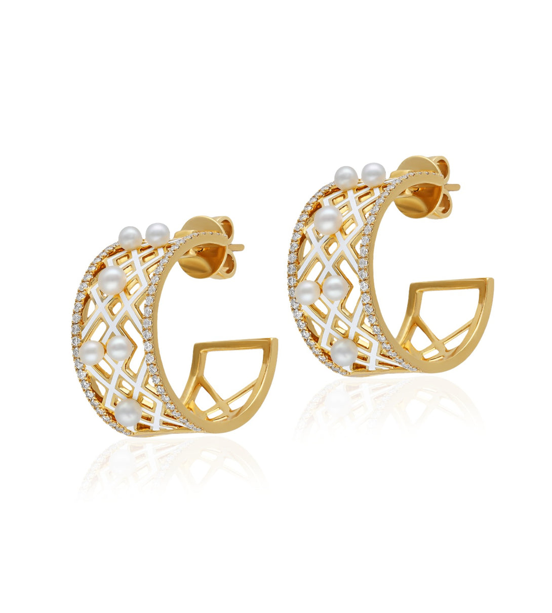 Pearl earrings | Al Fardan Fine Jewellery