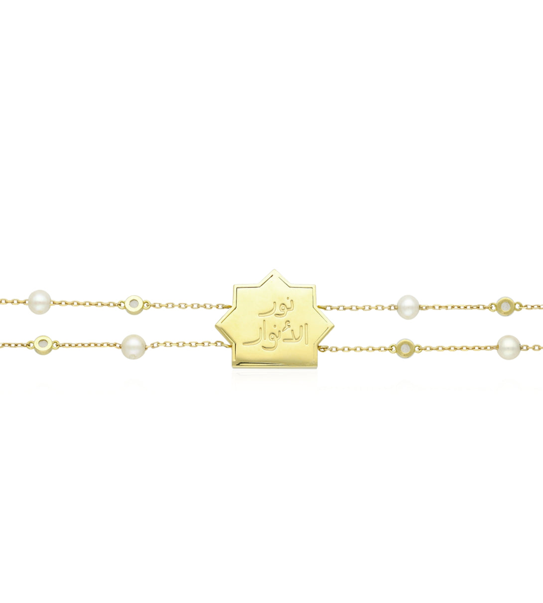 Gold Bracelet | Gold pearl jewellery