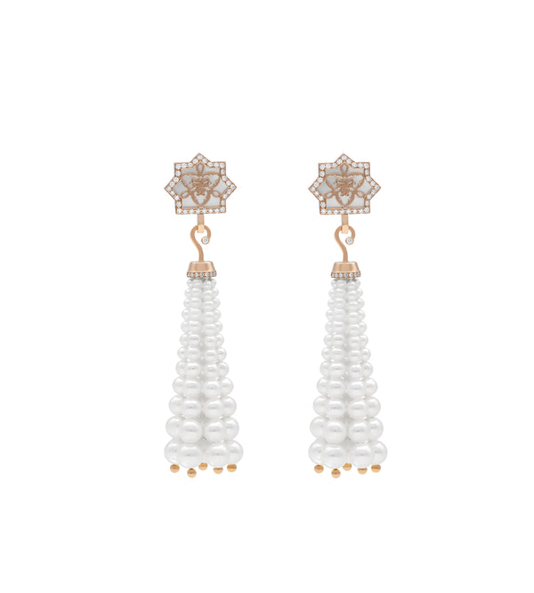 Noor pearl earrings | Al Fardan Jewellery