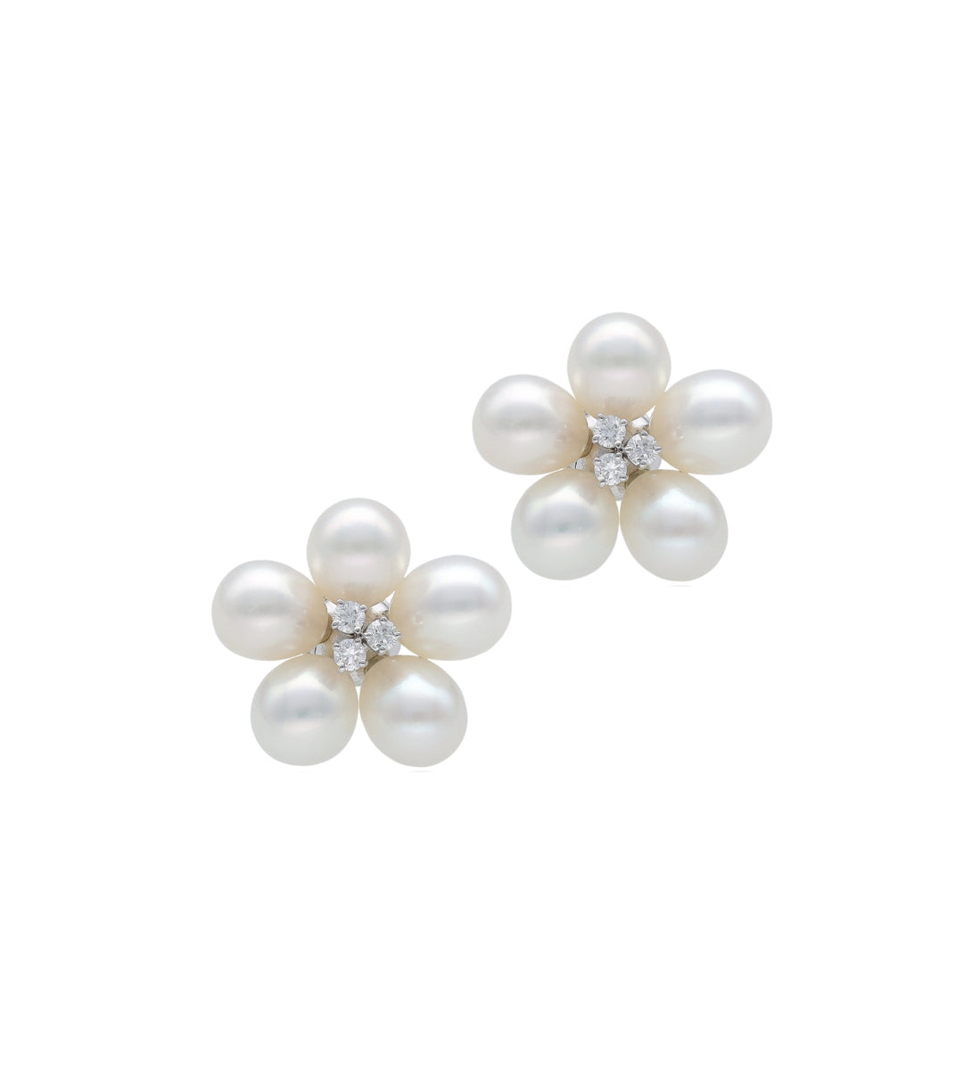 Bloom earrings | Pearl earrings | Al Fardan Jewelry