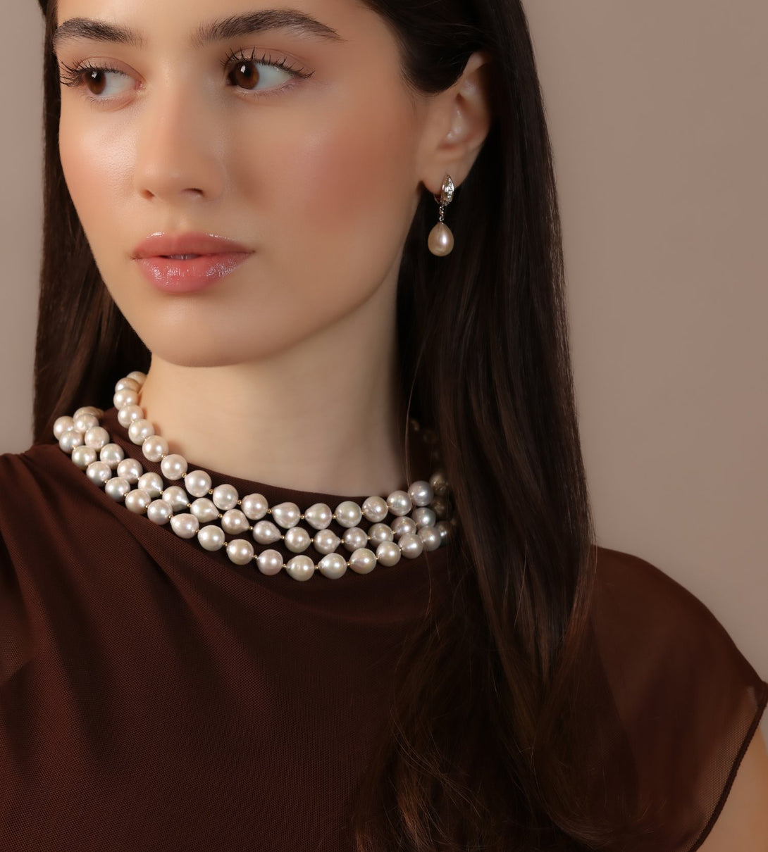 Pearl jewellery designs in gold | Alfardan