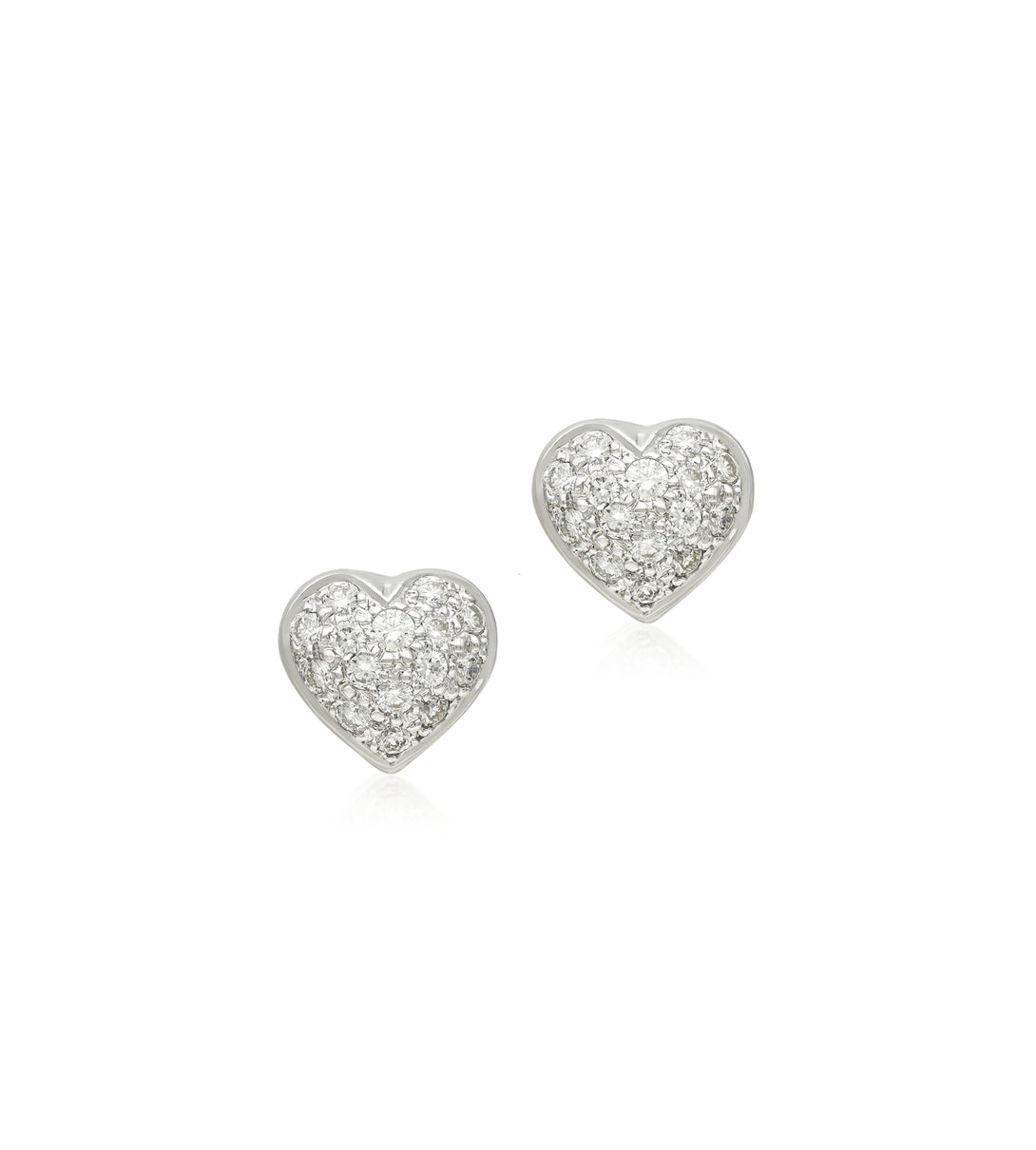 Diamond Earrings | Heart Jewelry 