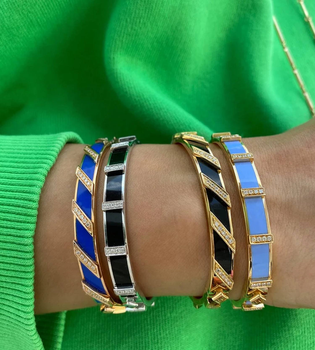 Diamond bangles | Savolinna jewelry | Al Fardan