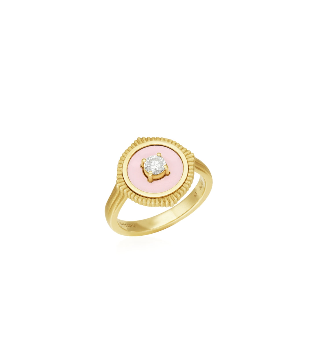Solitaire ring | Pink ring | Savolinna | Al Fardan Jewelry
