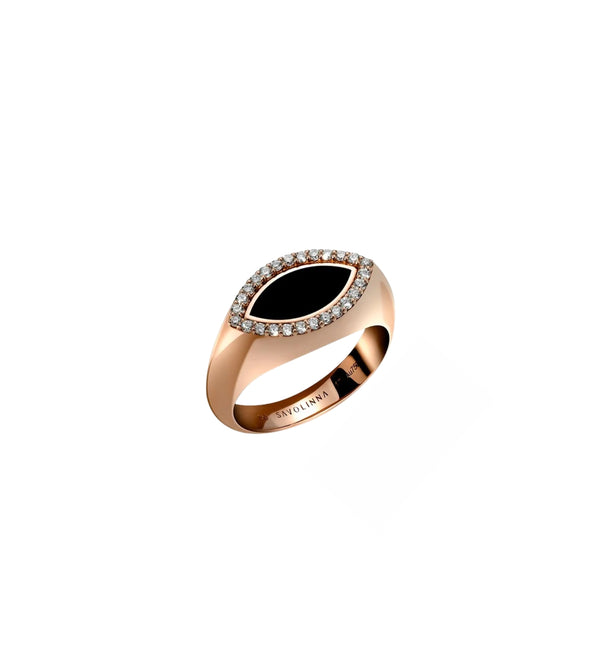 Rose gold ring | pinky | Al Fardan Jewellery