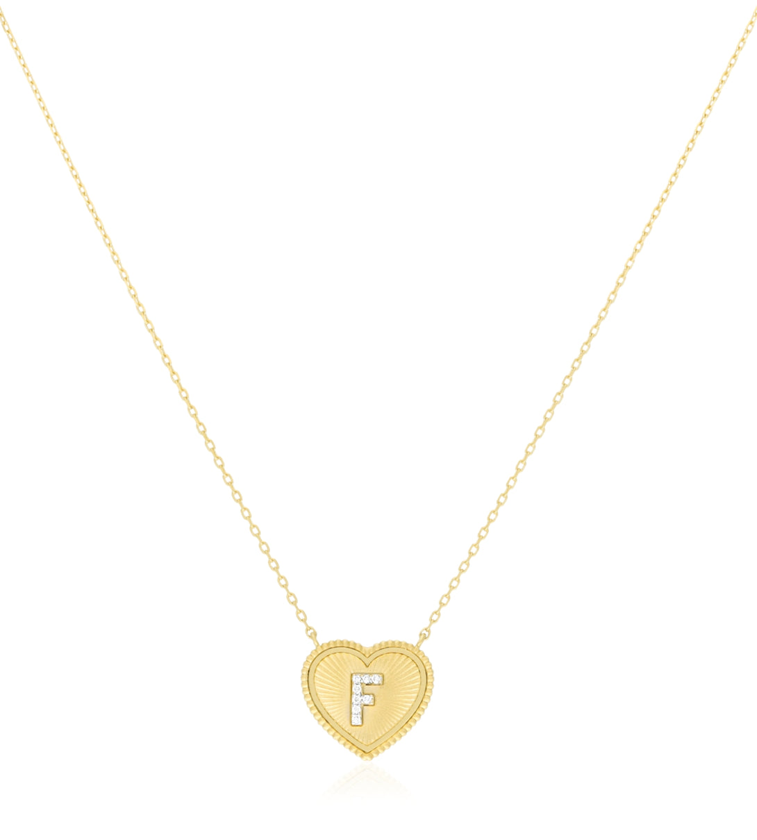 Letter F necklace | Al Fardan Fine Jewellery