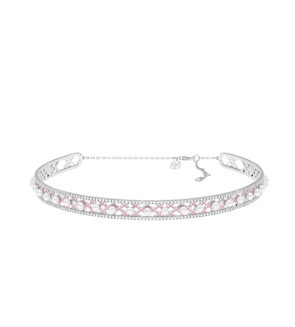 Alma Blush Mini Choker