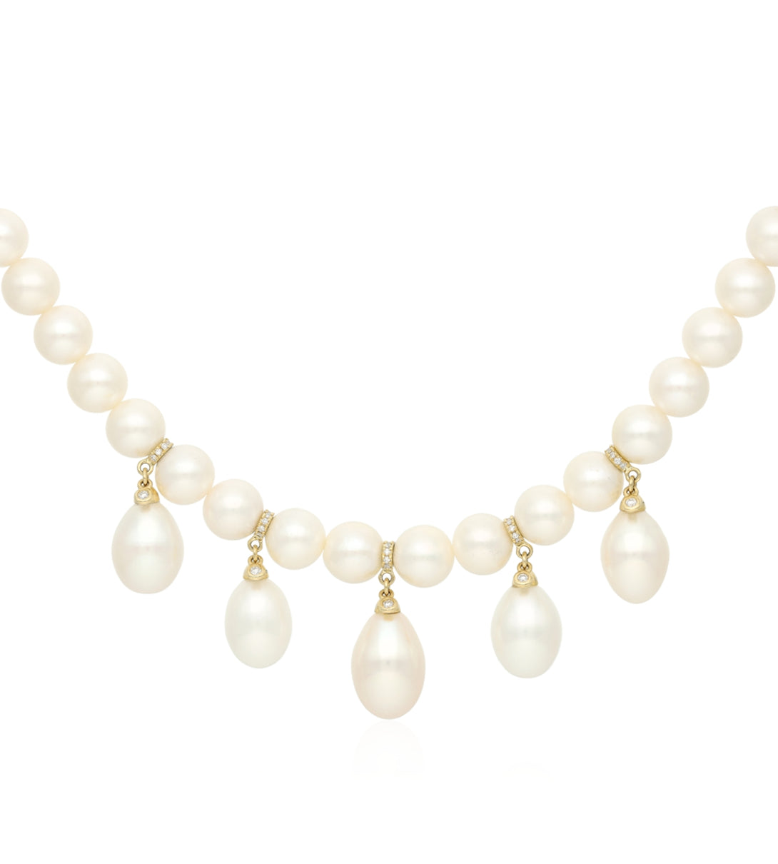 Pearl drops necklace | Emirati jewelry