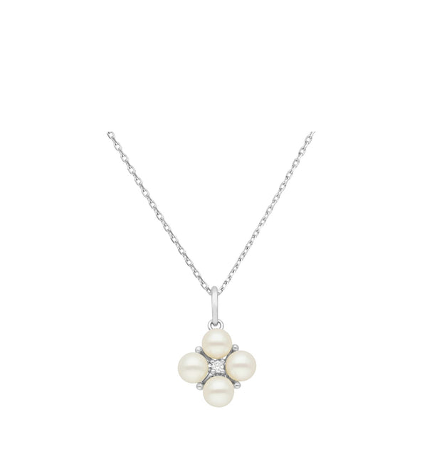 Celestial White Bloom Pendant