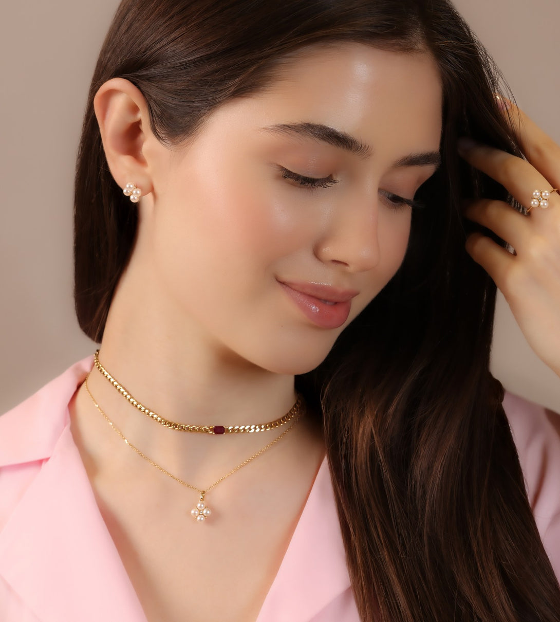 Al Fardan pendant | Pearls | diamond jewellery