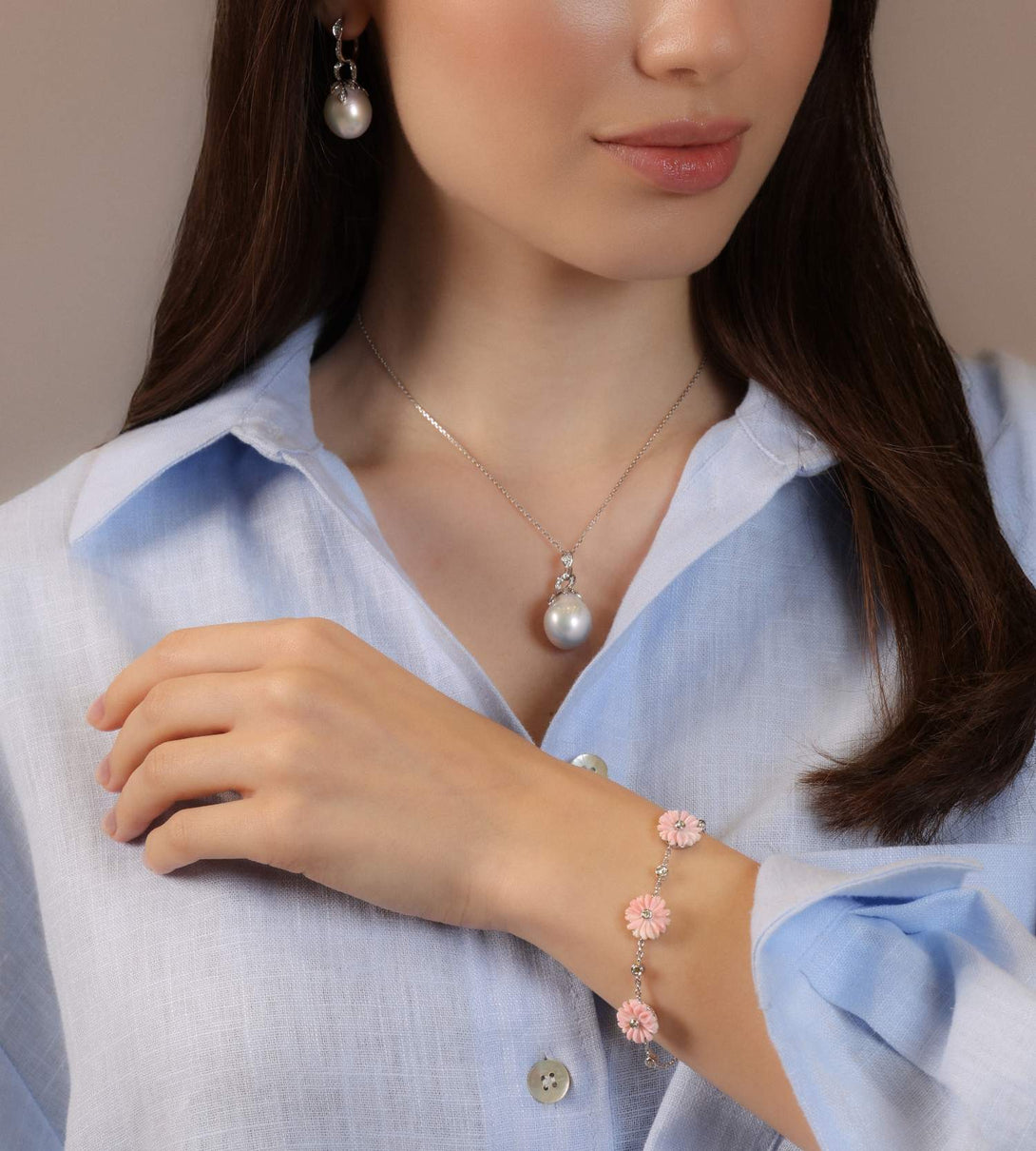 Pink jewelry | Pink bracelet | Diamonds | Alfardan