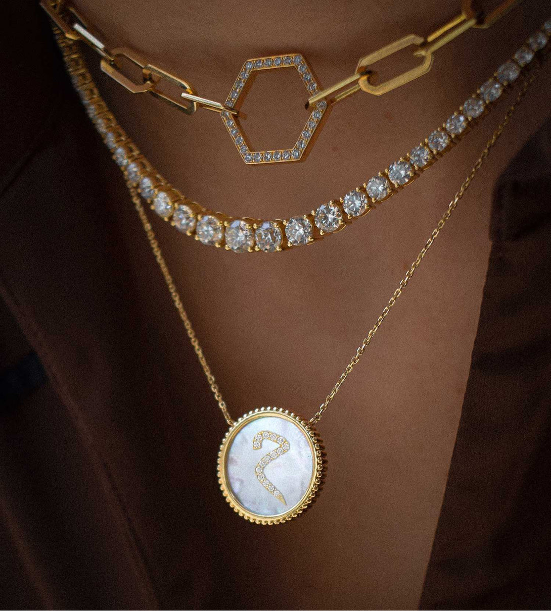 Alphabet pendant | Al Fardan Jewellery