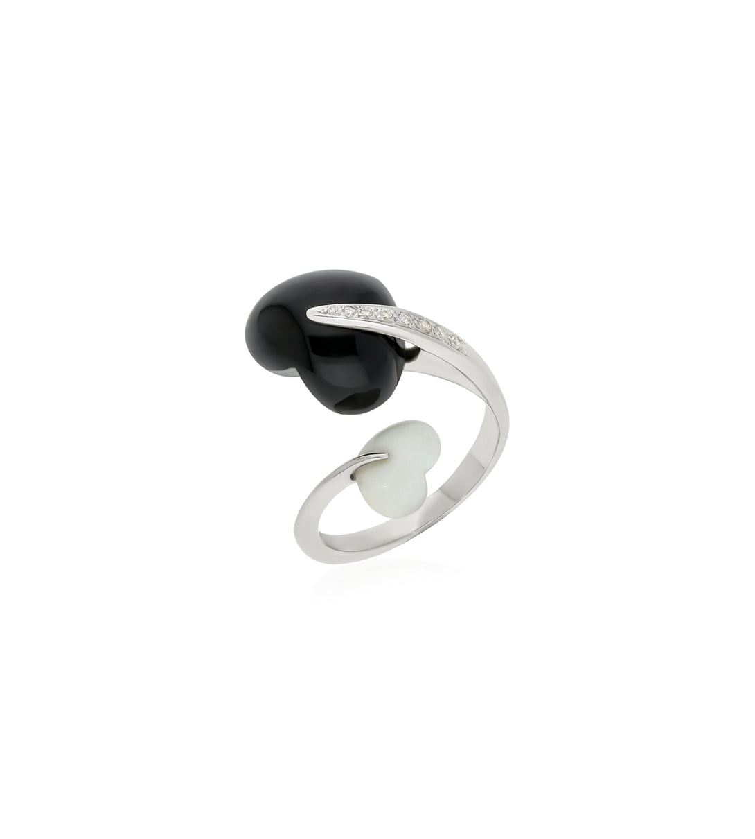 Twin Flame Ring | White gold ring | Al Fardan Fine Jewellery UAE