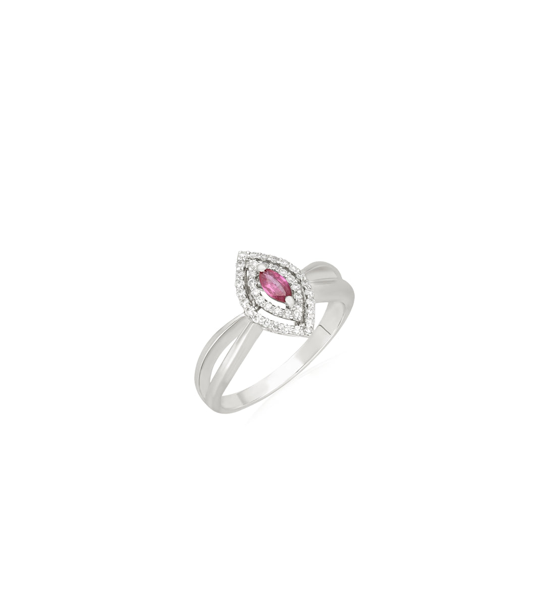 Ruby ring | Diamond ring | Jewelry Al Fardan