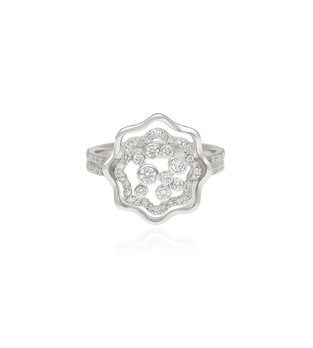 Diamond ring | floral design jewelry | Fine Jewellery