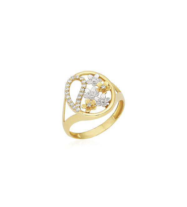 Oval ring design | Diamond gold Jewellery 