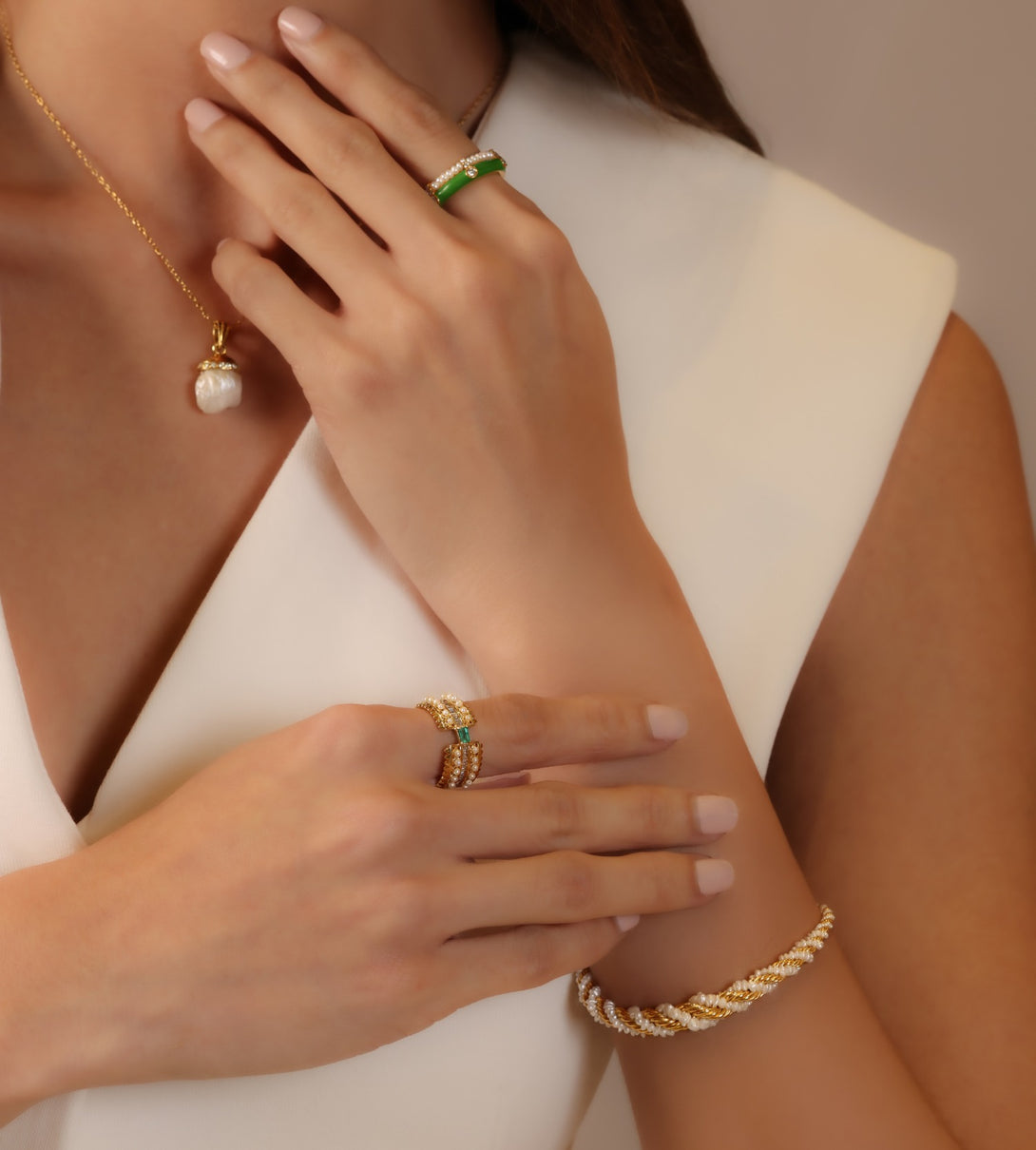 Natural Pearls | Jewellery Set | Al Fardan
