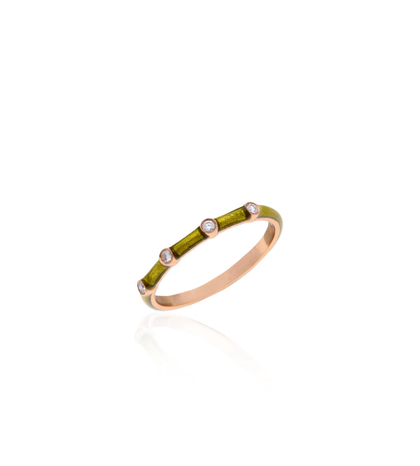 Enamel ring | Al Fardan Fine Jewellery 