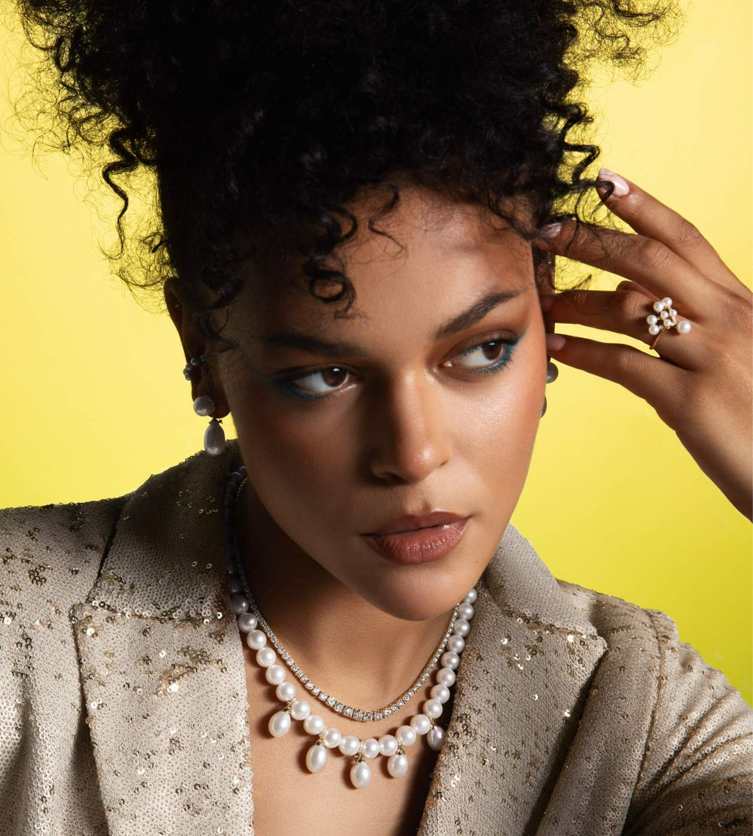 Diamond Jewellery | Pearl Ring 