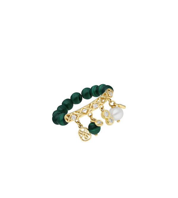 Mira malachite ring