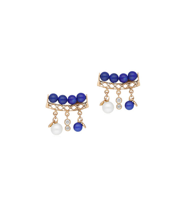 Mira lapis earrings