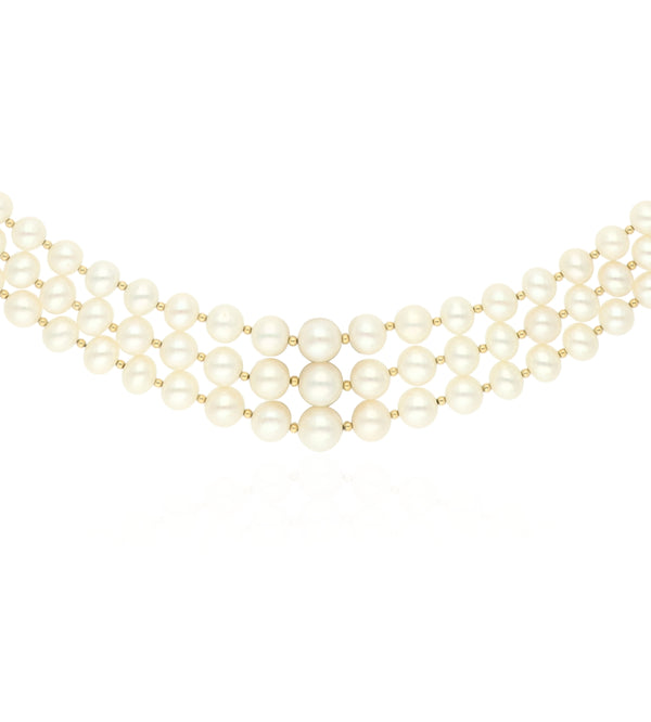 Pearl Necklace | Gold necklace | Al Fardan Jewelry