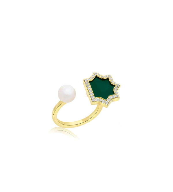 Maxi Green Ring | Maxi Onyx Ring 