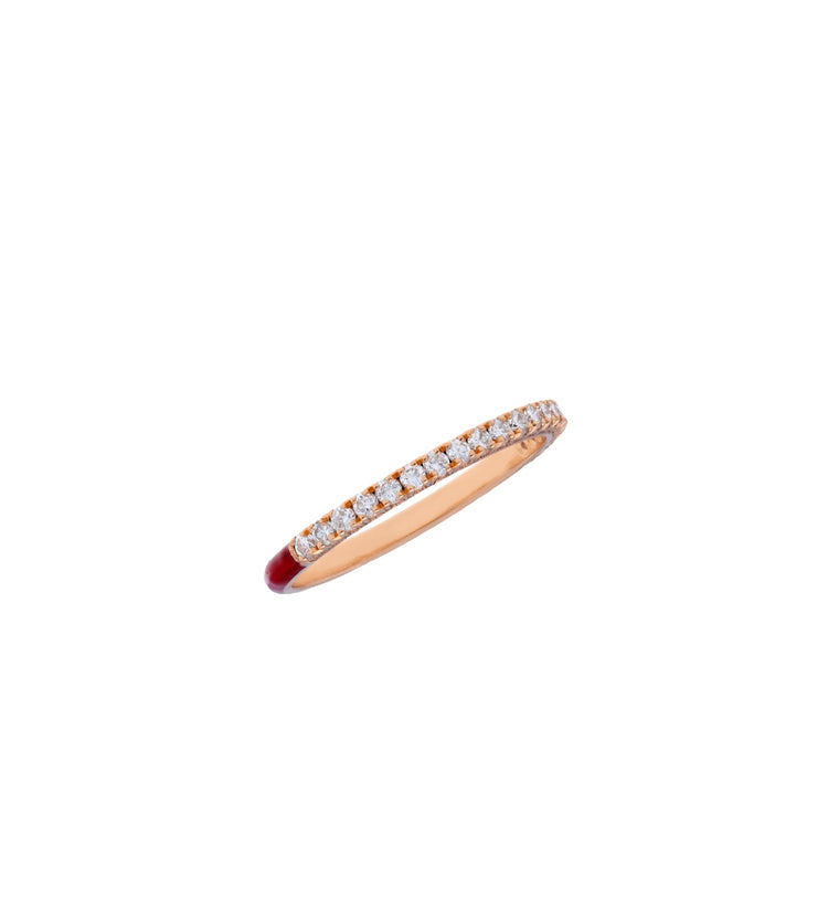 Half diamond maroon – Al Fardan Fine Jewellery
