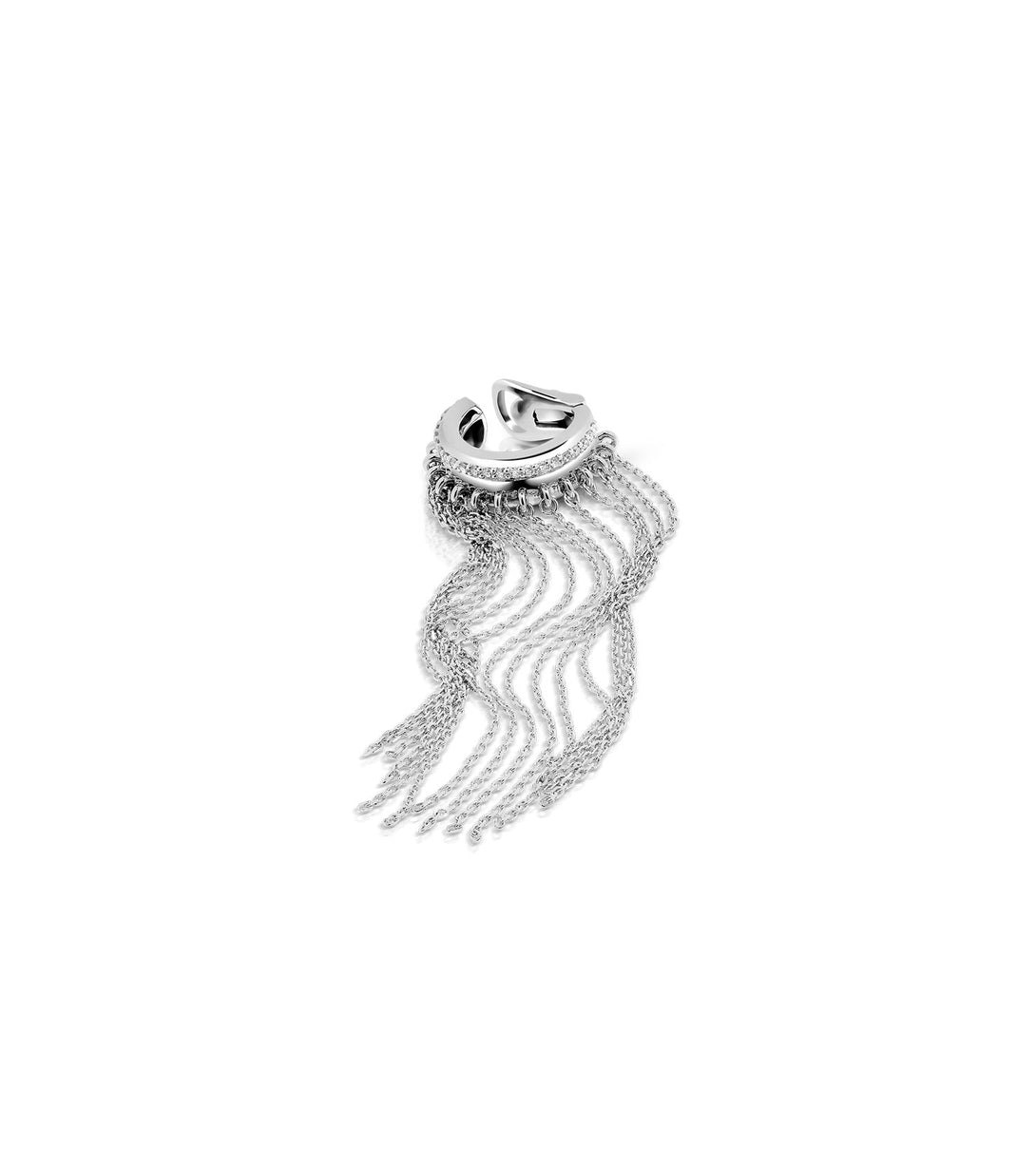 Calatrava fringes ear cuff | Al Fardan Jewellery